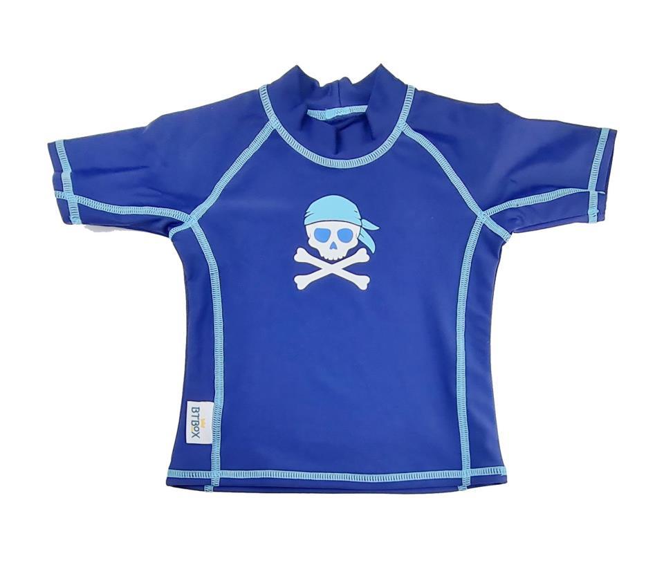 camiseta baño manga corta pirata 6-12 m