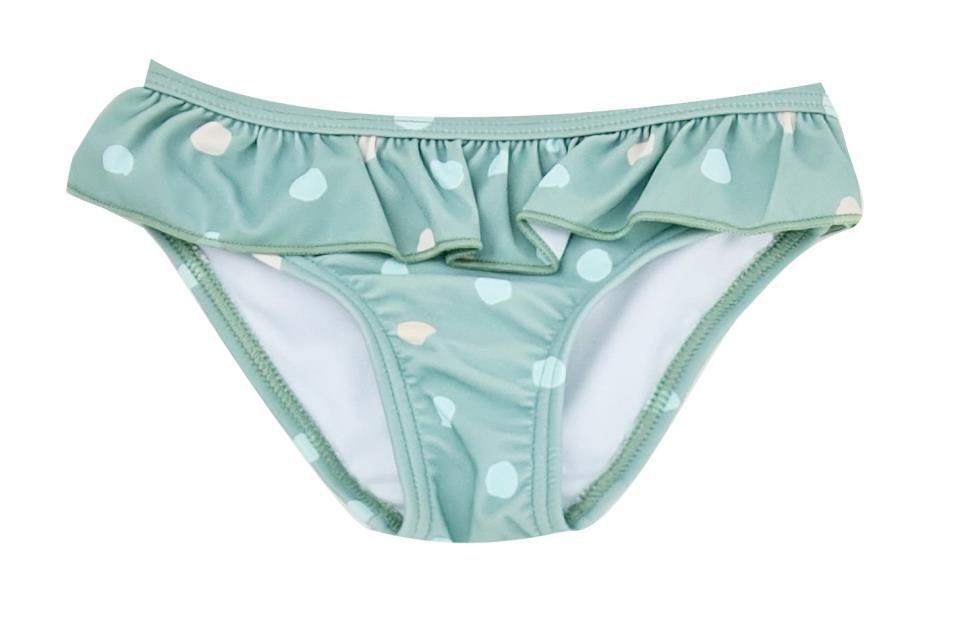 Braguita bikini verde lunares6-12 meses