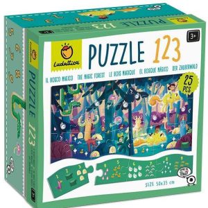Puzzle 123 el bosque mágico