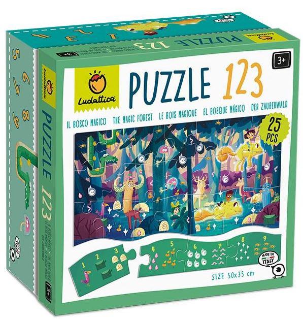 Puzzle 123 el bosque mágico
