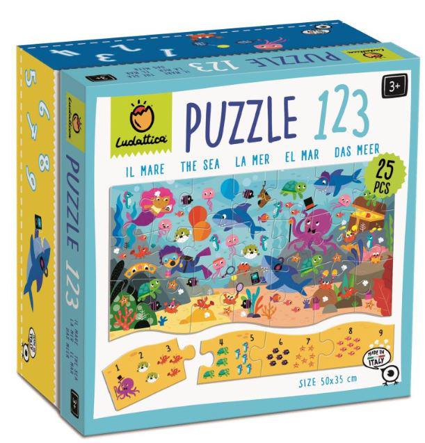Puzzle 123 el mar