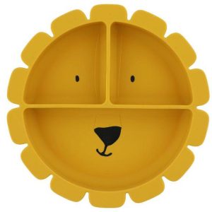 Plato compartimentado de silicona con ventosa - Mr