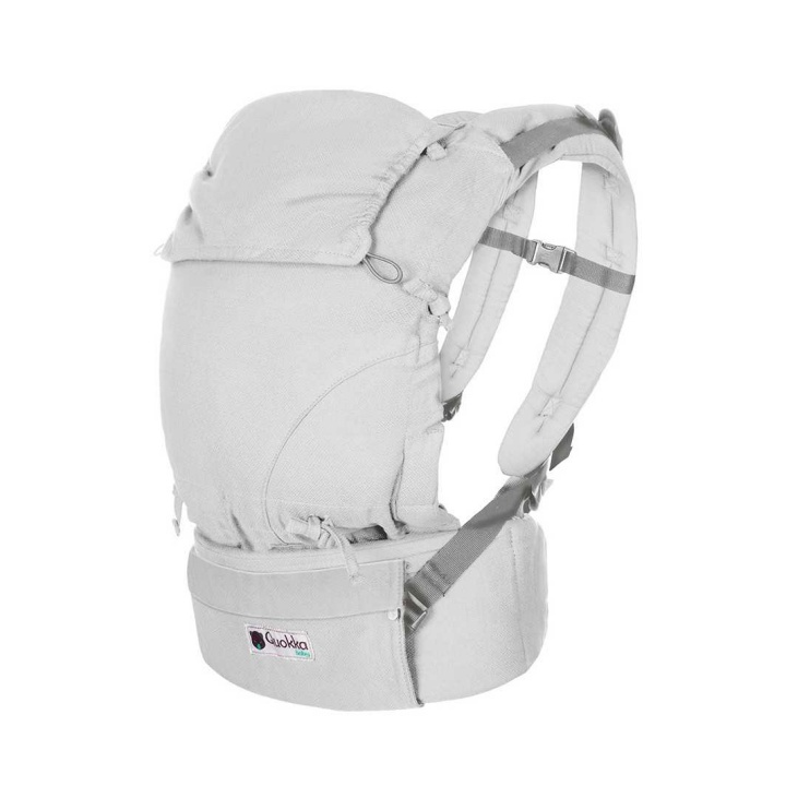 Mochila evolutiva Quokka Baby Carrier Silver Diamond