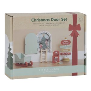set puerta de navidad