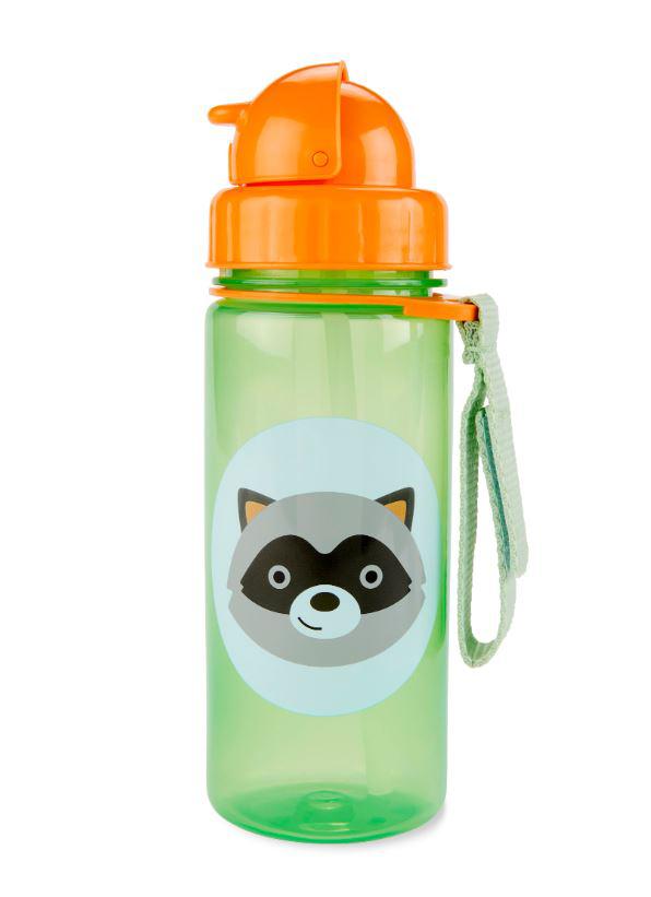Botella con pajita Skip Hop zoo - Mapache