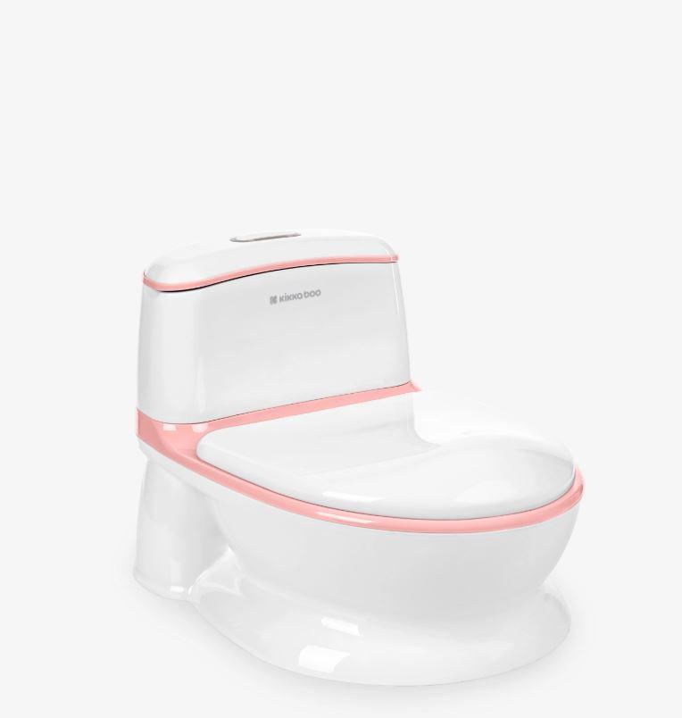 Asiento de inodoro tipo bacinica Rosa intenso 