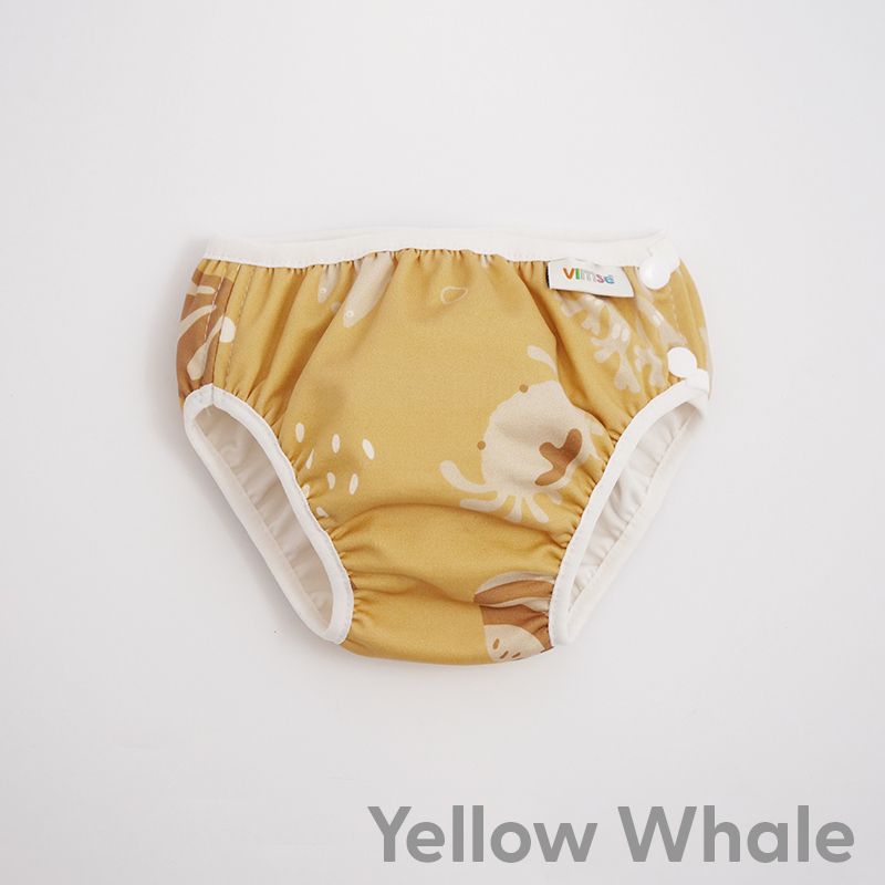 Bañador Pañal Whale Mostaza