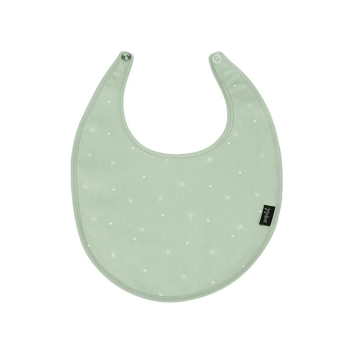 Babero Algodón orgánico Cielo Menta