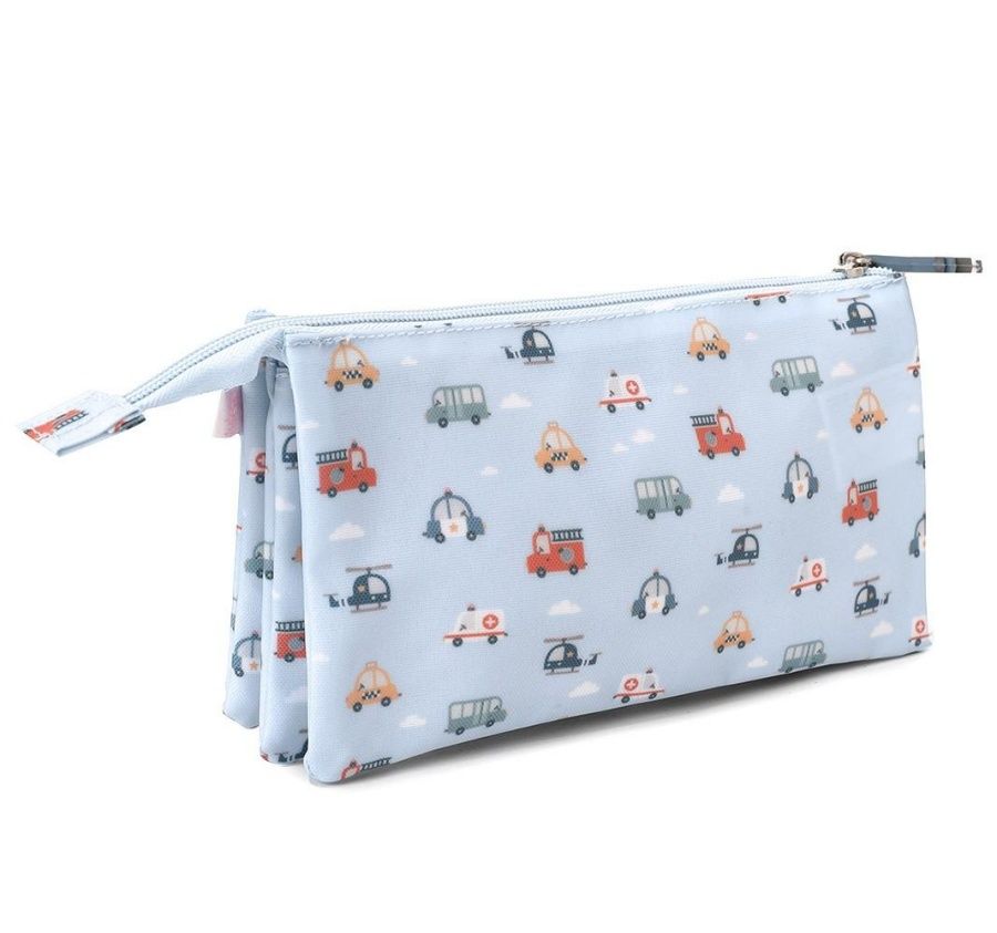 Estuche Tres compartimentos City Cars