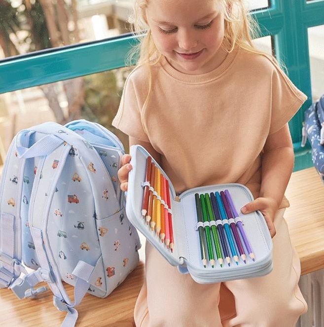 Estuche plumier doble City Cars
