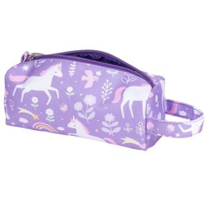 Estuche cuadrado Unicornios