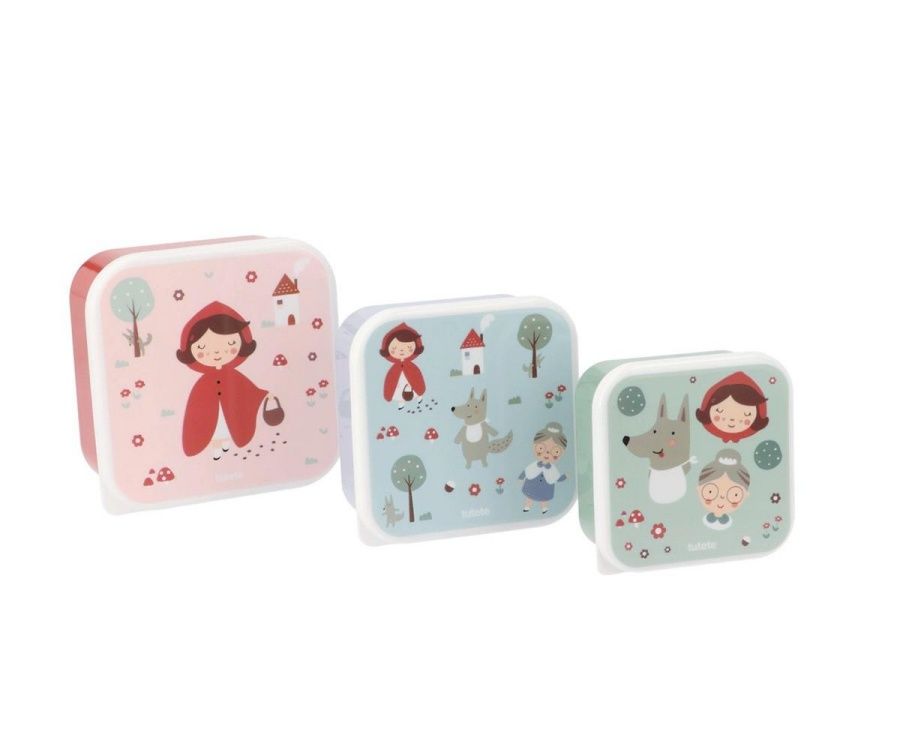 Set Tres cajas Almuerzo Little Red