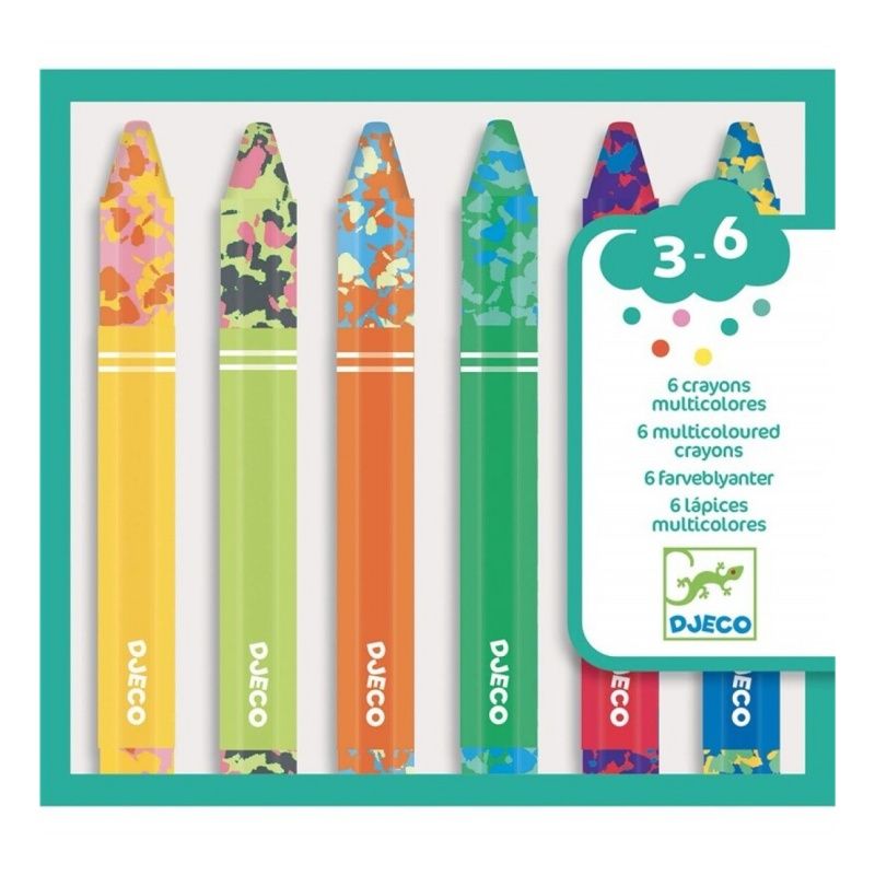 Lápices multicolores  caja de 6
