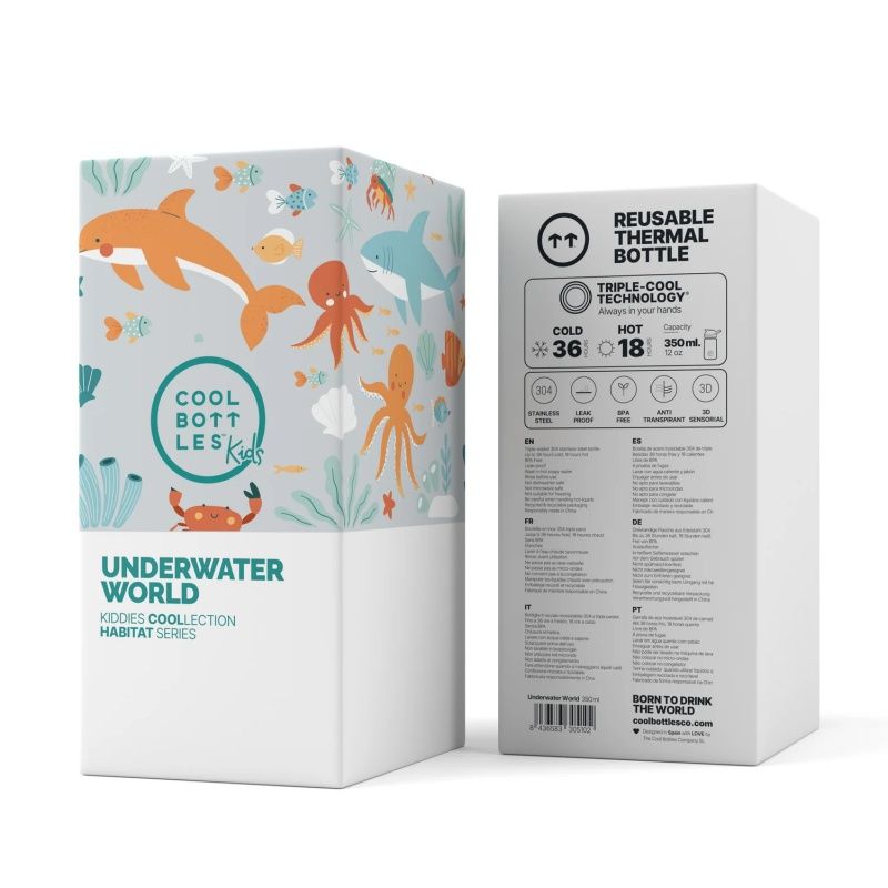 The Kiddies Bottle 350 ml Underwater World