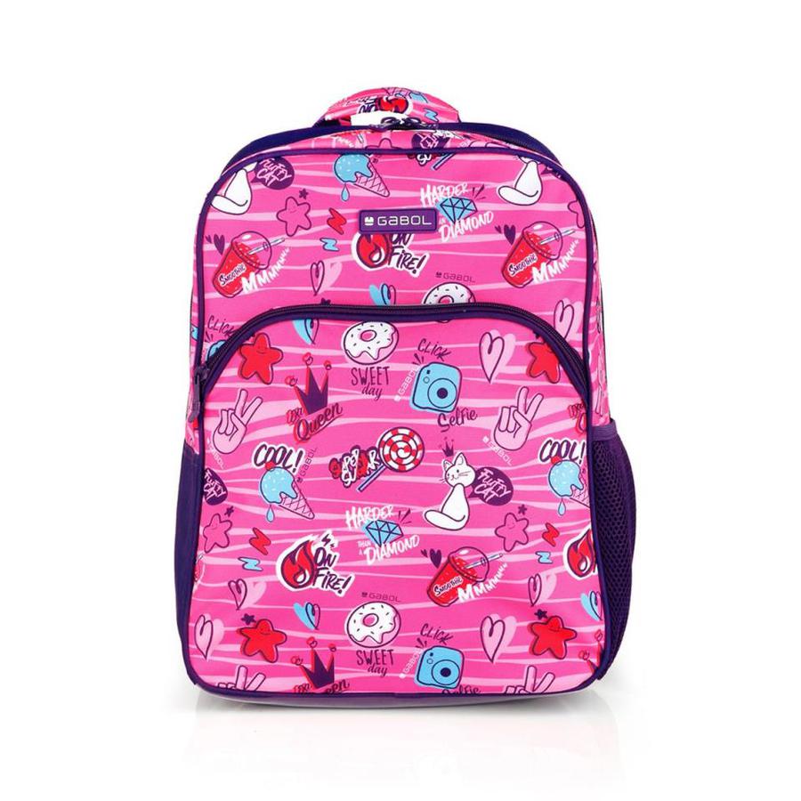 Mochila Adaptable a carro Gabol Sticker con dibujo