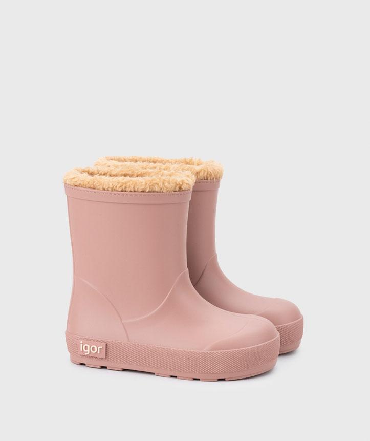 Bota de agua Igor Yogi Borreguito Rosa