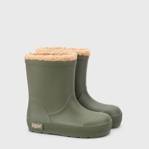 Bota de agua Igor Yogi Borreguito Verde
