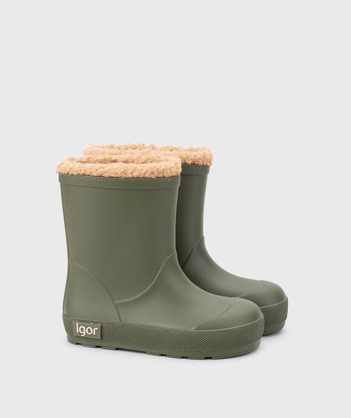 Bota de agua Igor Yogi Borreguito Verde