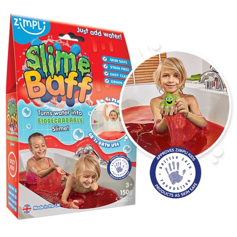 Juego sensorial Slime Baff rojo