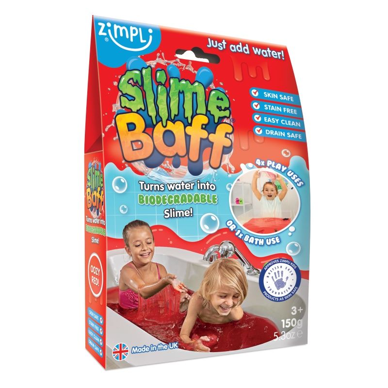 Juego sensorial Slime Baff rojo