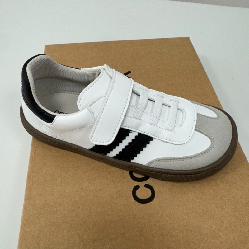 Zapatilla Coqueflex Samba kids Blanco y negro