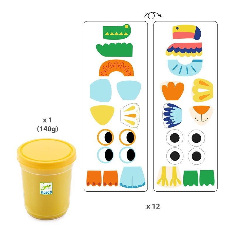 Pasta moldear Plastianimales
