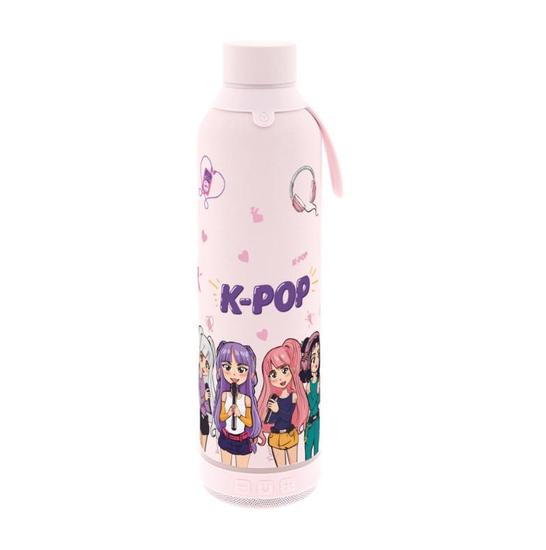 Botella 600 ML Altavoz Pink K-Pop