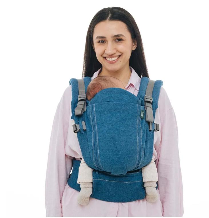 Mochila Evolutiva Love and Carry One - Denim 