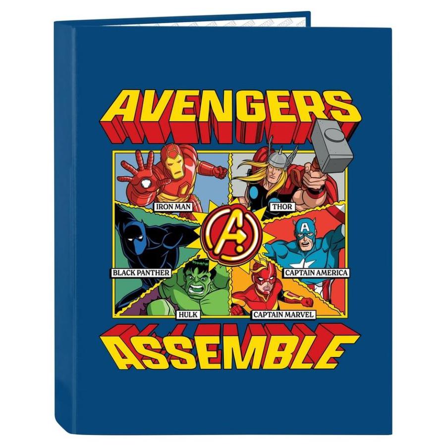CARPETA CARTON FOLIO 4 ANILLAS MIXTAS AVENGERS