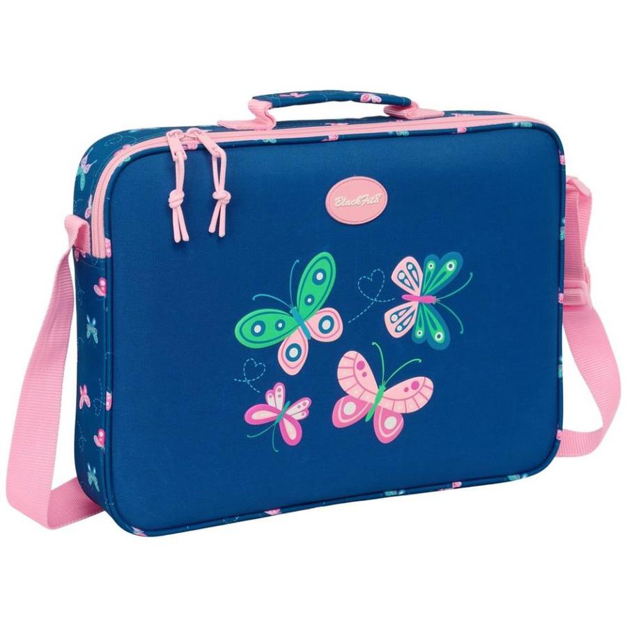 CARTERA EXTRAESCOLARES BLACKFIT8 MARIPOSAS