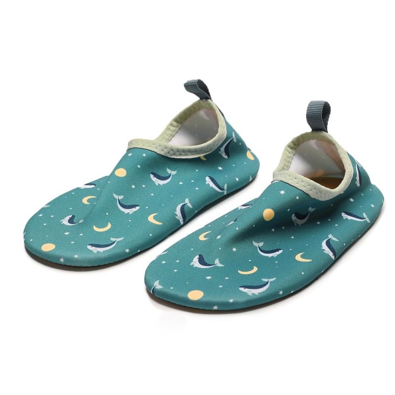 Escarpines Whale Teal