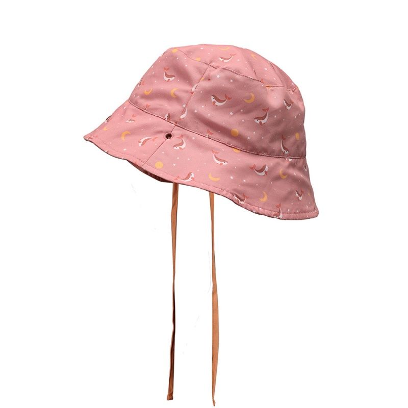 Gorro Reversible Whale Pink