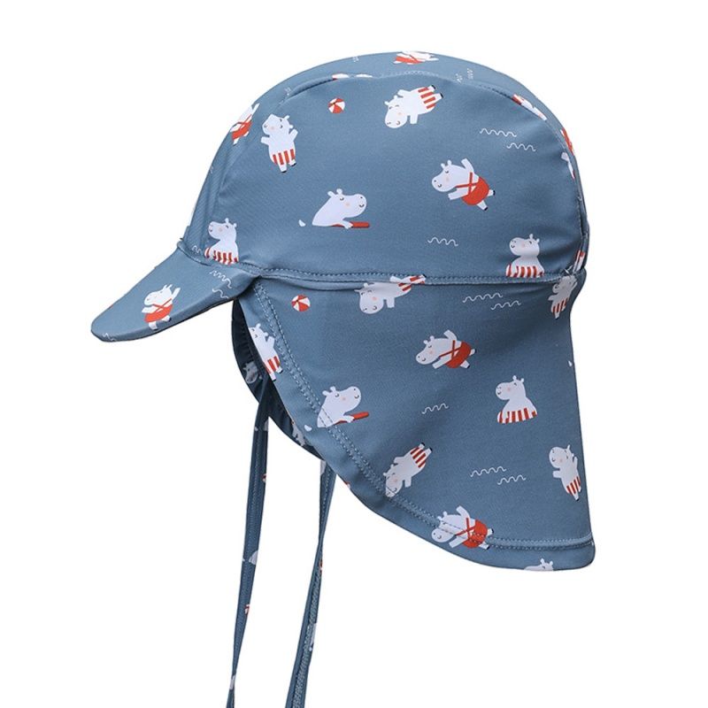 Gorro playa bebé Hippos
