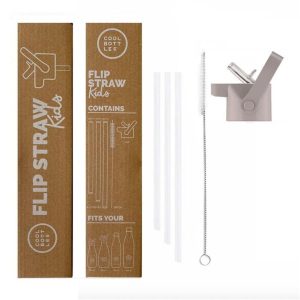 Kids Cap - Flip Straw - Grey