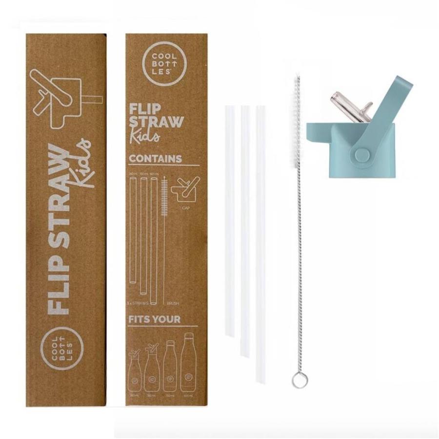 Kids Cap - Flip Straw - Sky