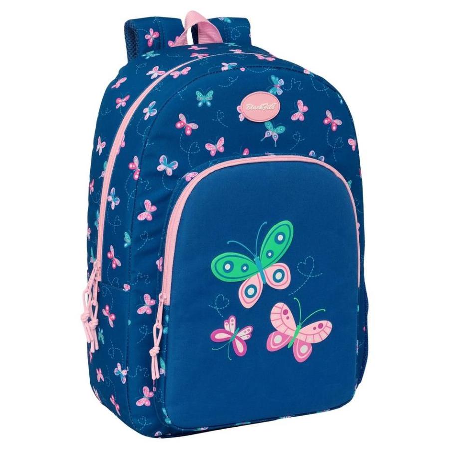 MOCHILA ADAPT  A CARRO BLACKFIT8 MARIPOSAS 