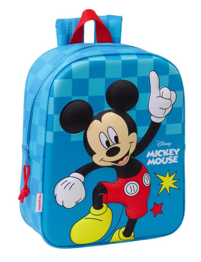 MOCHILA GUARDERIA 3D 27CM MICKEY MOUSE