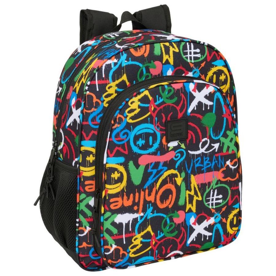MOCHILA JUNIOR ADAPT  A CARRO SAFTA GRAFFITI 