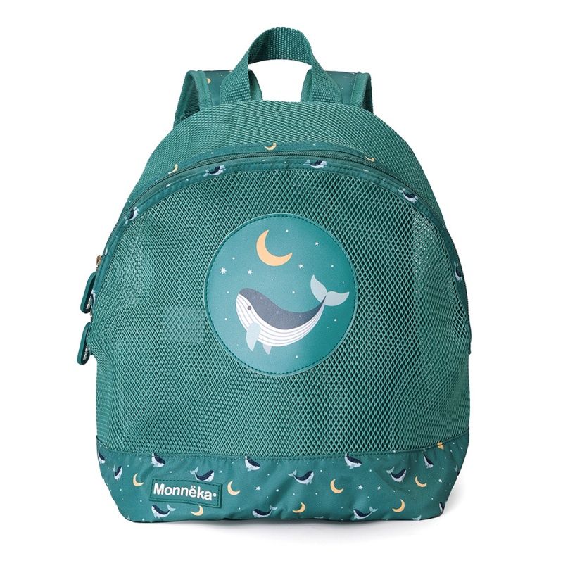 Mochila infantil antiarena Whale Teal