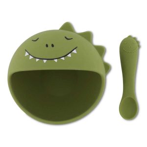 Primer set de comida para bebé - Sr  Dino