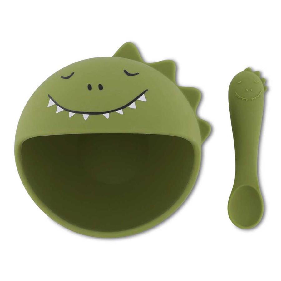 Primer set de comida para bebé - Sr  Dino