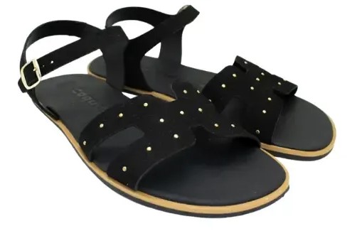 Sandalia Suede Negro 