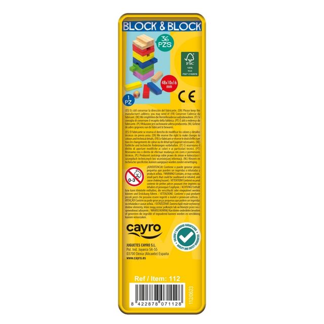 Block & block Caja metálica