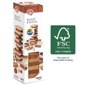 Block & block dos colores  madera FSC 100  