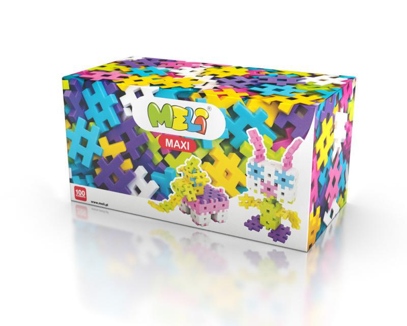 Bloques Meli- Maxi Pastel 100pcs