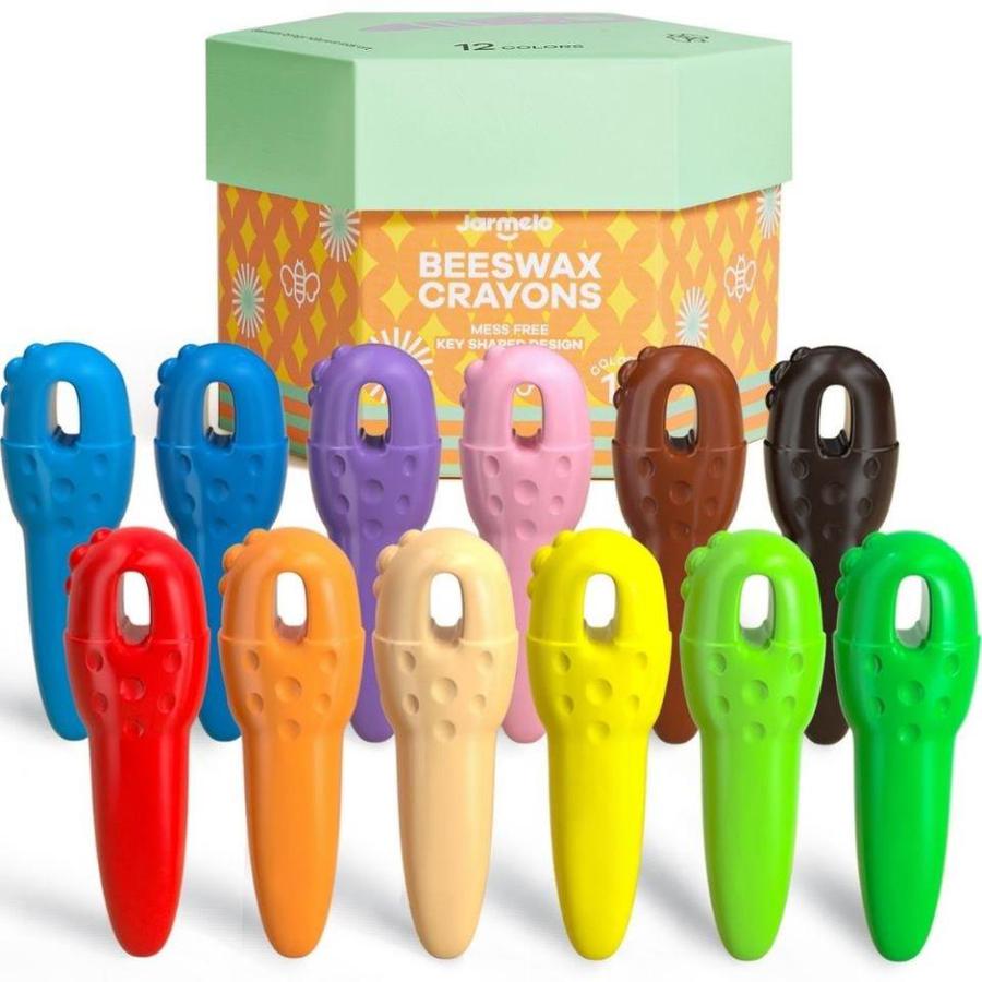 Caja Crayones KEY de Cera de Abeja  12 ud  