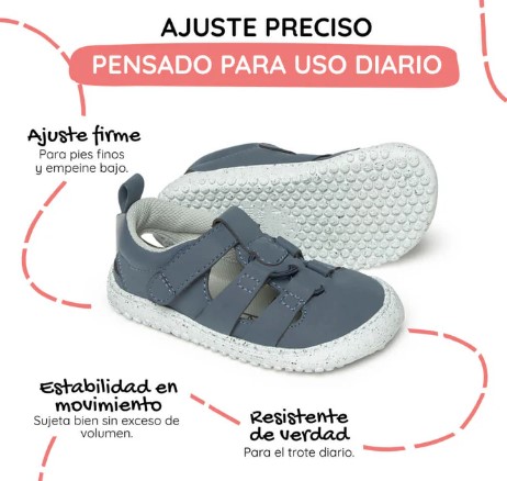 Canet Rocker Microfibra Nobuck Azul SS26