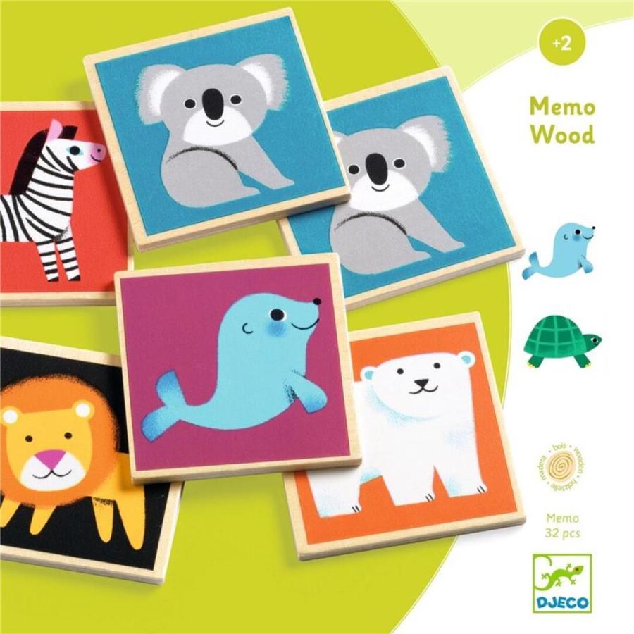 Juegos educativos Memo Wood FSC