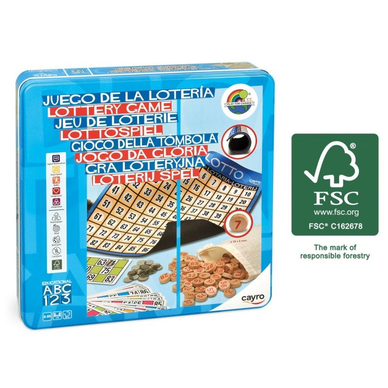 Lotería  Caja metálica 