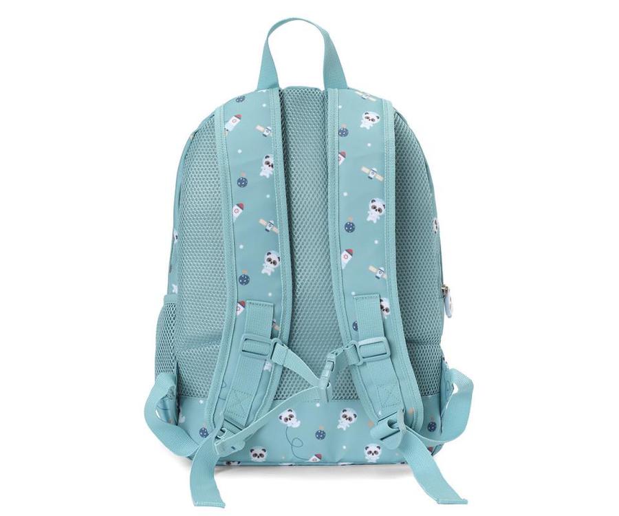 Mochila Mediana Pandas in Space Llavero